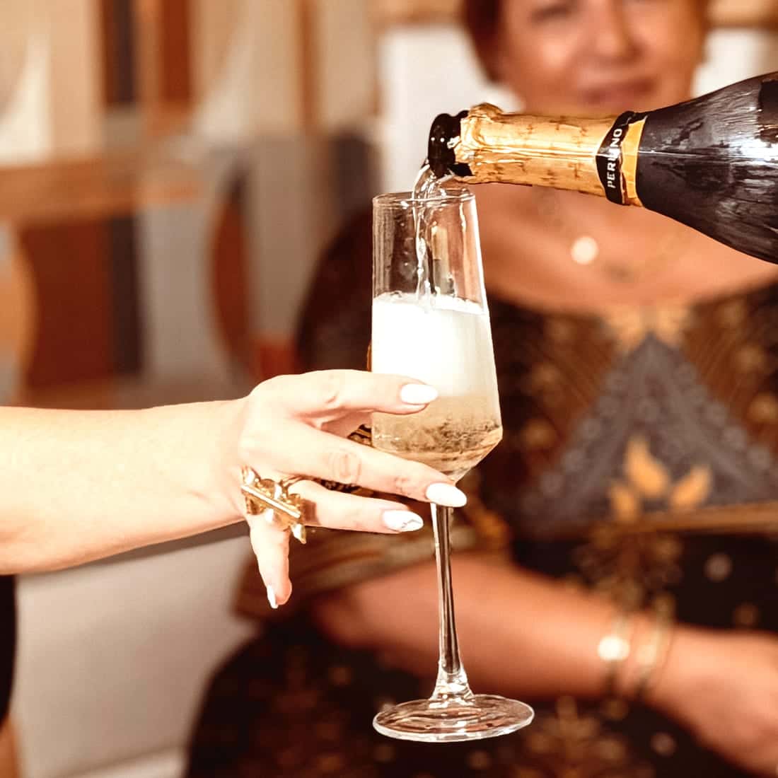 service du champagne